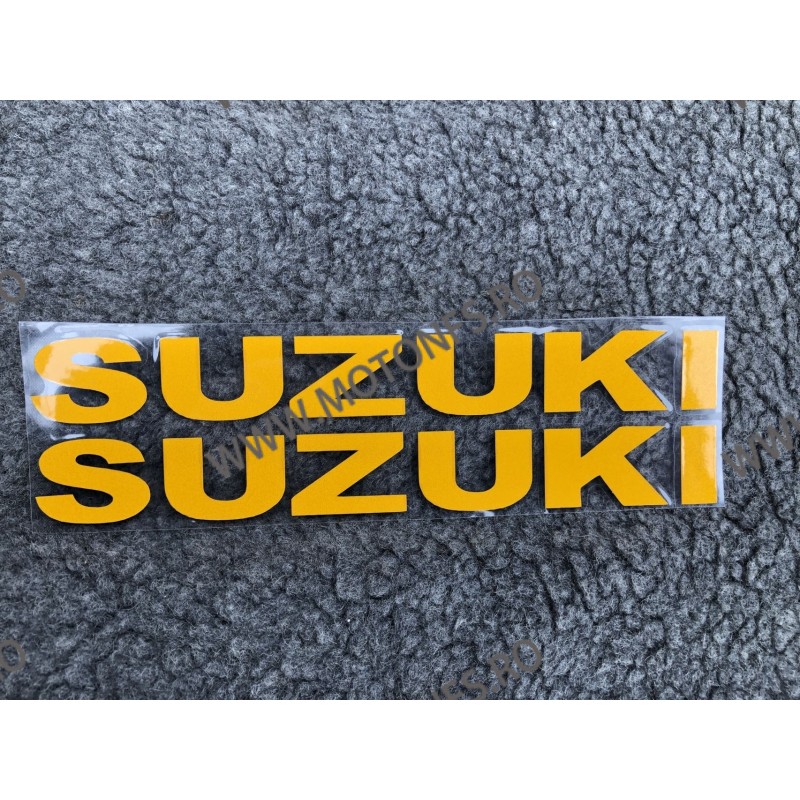 16cm x 2.5cm Suzuki Autocolant / Sticker Moto / Auto Reflectorizante Stikere Negru Alb Rosu Galben Albastru Carena Moto C68KK...