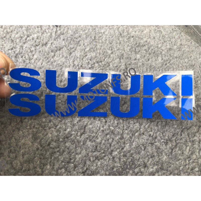 16cm x 2.5cm Suzuki Autocolant / Sticker Moto / Auto Reflectorizante Stikere Negru Alb Rosu Galben Albastru Carena Moto C68KK...