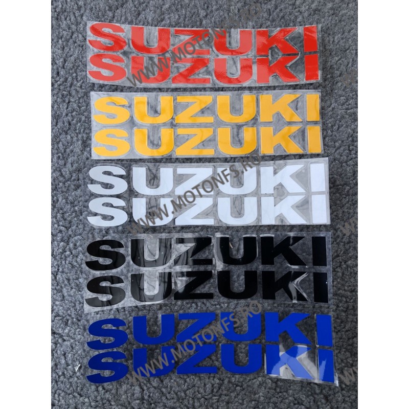 16cm x 2.5cm Suzuki Autocolant / Sticker Moto / Auto Reflectorizante Stikere Negru Alb Rosu Galben Albastru Carena Moto C68KK...