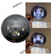 7 Inch Far Universal Moto DRL Omologat E9 Cafe Racer Chopper, Bobber Harley Davidson ,Jeep MS-880N-11  Faruri Moto Universale...