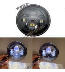 7 Inch Far Universal Moto DRL Omologat E9 Cafe Racer Chopper, Bobber Harley Davidson ,Jeep MS-880N-11  Faruri Moto Universale...