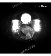 7 Inch Far Universal Moto DRL Omologat E9 Cafe Racer Chopper, Bobber Harley Davidson ,Jeep MS-880N-11  Faruri Moto Universale...