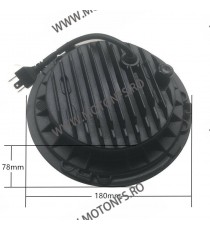 7 Inch Far Universal Moto DRL Omologat E9 Cafe Racer Chopper, Bobber Harley Davidson ,Jeep MS-880N-11  Faruri Moto Universale...