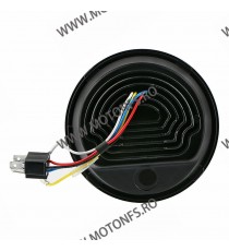 5.75 inch Far Universal Moto Omologat E9 Cafe Racer Chopper, Bobber Harley Davidson MS-1057-MS  Faruri Moto Universale 295,00...