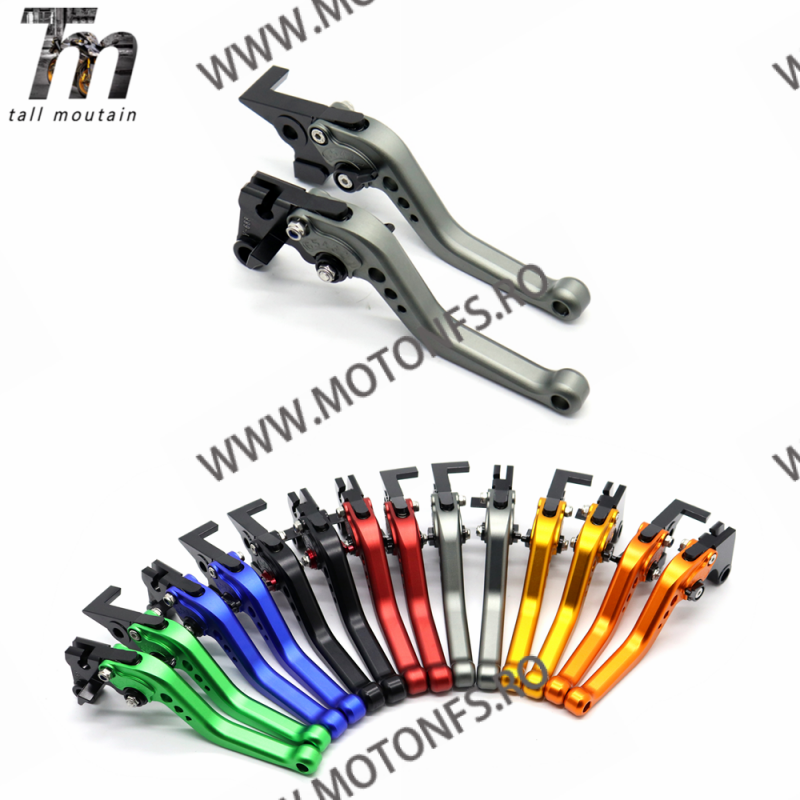 YAMAHA YZF-R125 2015-2021 MT-125 2014 - 2023 Manete Scurte Ambreiaj Frana Classic MSMUTI-F26/R15L  Manete CNC Dedicat Yamaha ...