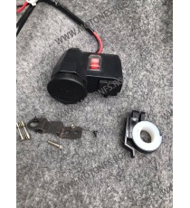 Priza USB x 2, Bricheta x 1 Moto, Led Rosu, Culoare Negru LT9ZK LT9ZK  Voltmetru / Prize Moto 49,00 lei 49,00 lei 41,18 lei 4...