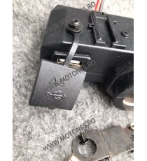 Priza USB x 2, Bricheta x 1 Moto, Led Rosu, Culoare Negru LT9ZK LT9ZK  Voltmetru / Prize Moto 49,00 lei 49,00 lei 41,18 lei 4...