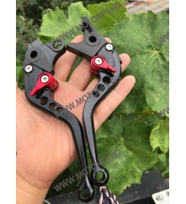 TL1000R SV1000/S GSXR1300 GSF1200 DL1000 GXS1400 GSF650 BANDIT GSX650F Suzuki Manete Scurte Ambreiaj Frana Negru MSNR-F14/S14...