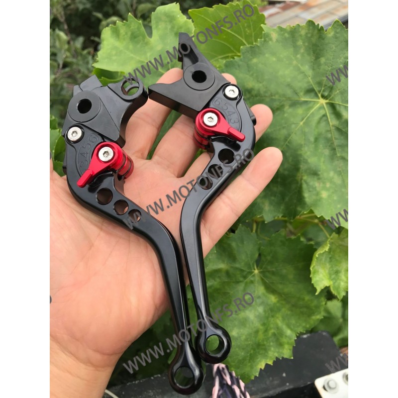 TL1000R SV1000/S GSXR1300 GSF1200 DL1000 GXS1400 GSF650 BANDIT GSX650F Suzuki Manete Scurte Ambreiaj Frana Negru MSNR-F14/S14...