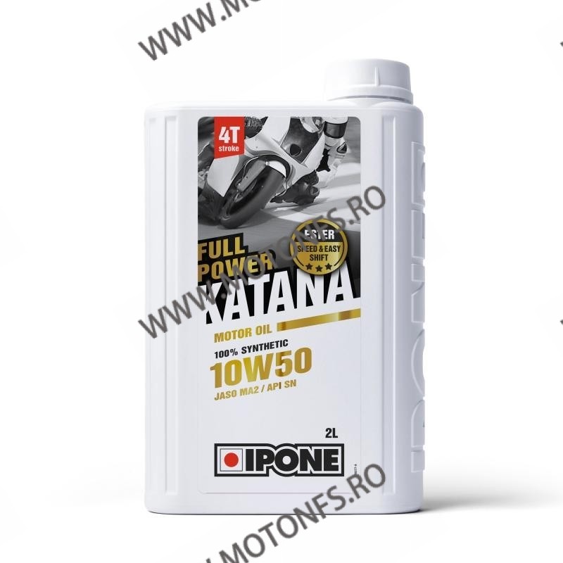 IPONE - FULL POWER KATANA 10W50 - 100% SINTETIC 2L IP-800009 IPONE IPONE 10W-50 160,00 lei 160,00 lei 134,45 lei 134,45 lei