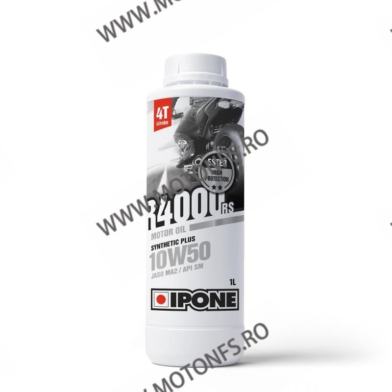 ULEI DE MOTOR IPONE - R4000 RS 10W50 -SEMI SINTETIC 1L IP-800041 IPONE IPONE 10W-50 65,00 lei 58,50 lei 54,62 lei 49,16 lei -10%