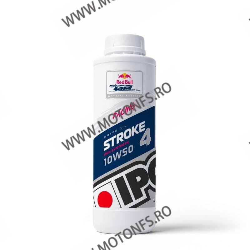 IPONE - STROKE4 RACING 10W50 - 1L The very high performance engine oil for competition, track and off-road IP-800850 IPONE IP...