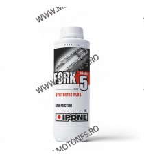 5W IPONE - FORK OIL RACING [ulei furca] FLUID 5 - 1L	Semi-synthetic fork oil IP-800212  IPONE 5W Uleiuri Furca 65,00 lei 58,5...