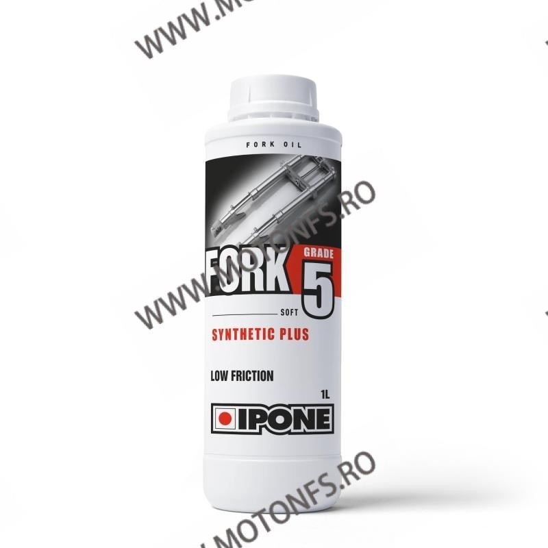 5W IPONE - FORK OIL RACING [ulei furca] FLUID 5 - 1L	Semi-synthetic fork oil IP-800212  IPONE 5W Uleiuri Furca 65,00 lei 65,0...