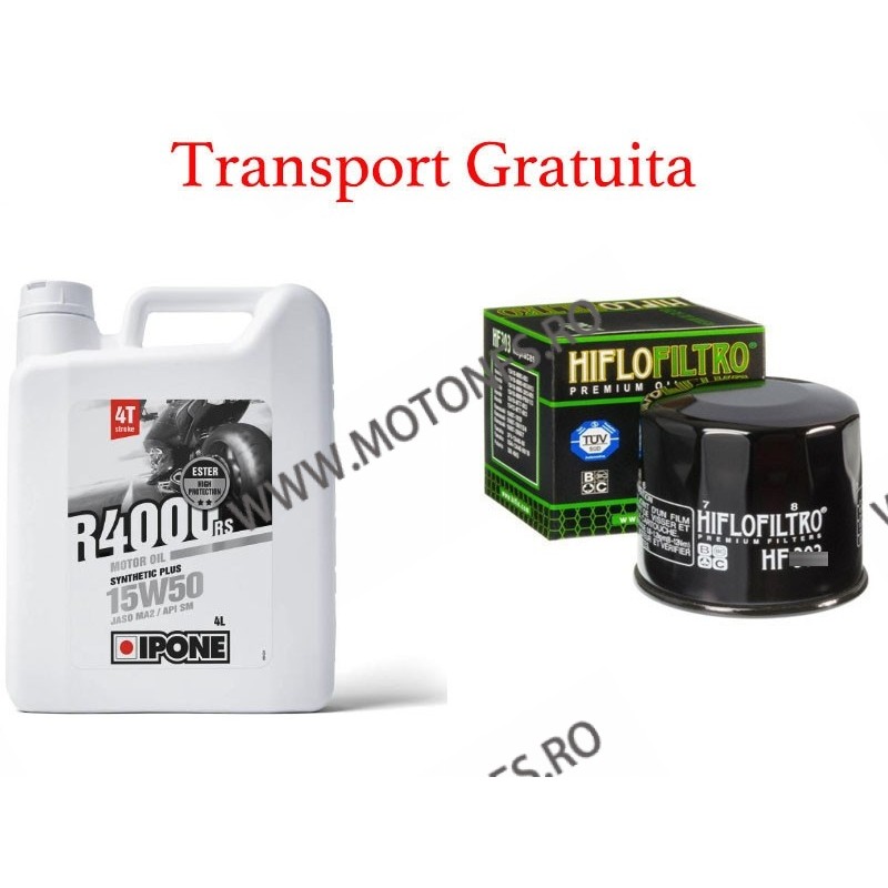 15W50 Ulei De Motor Ipone R4000 Rs Semi Sintetic 4L + Hiflo filtru standard Cadou + Tansport Gratuita IP-800370 OFERTA IPONE ... 15W50 Ulei De Motor Ipone R4000 Rs Semi Sintetic 4L + Hiflo filtru standard Cadou + Tansport Gratuita IP-800370 OFERTA IPONE ...