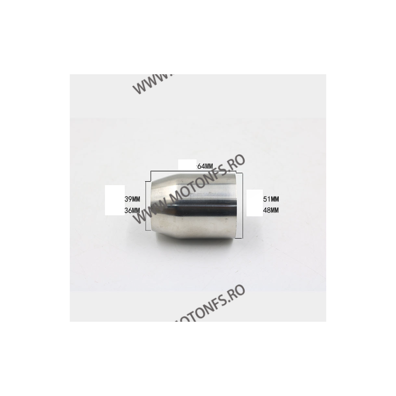 Adaptor de conectare inox 51mm - 39mm N3EHK  Toba 40,00 lei 40,00 lei 33,61 lei 33,61 lei