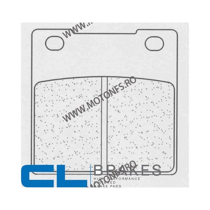 200.2282.RX - Placute de frana Spate CL BRAKES 2282 RX3 52,5x52,5x8,5 mm (W x H x T) 200.2282.RX / 570-556 CL BRAKES Placute ...