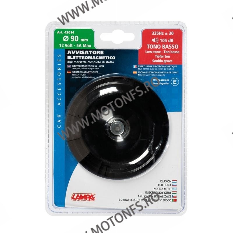 90mm LAMPA - CLAXON ROTUND DIAM. [L]OW-TONE LA-42014 j1 Lampa Claxon Moto 50,00 lei 45,00 lei 42,02 lei 37,82 lei -10%