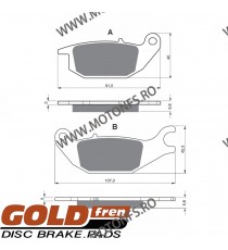 GOLDFREN Placute de frana spate 221 AD 797.A2.21 / 570-784 GOLDFREN Placute Frana GOLDFREN 100,00 lei 90,00 lei 84,03 lei 75,...