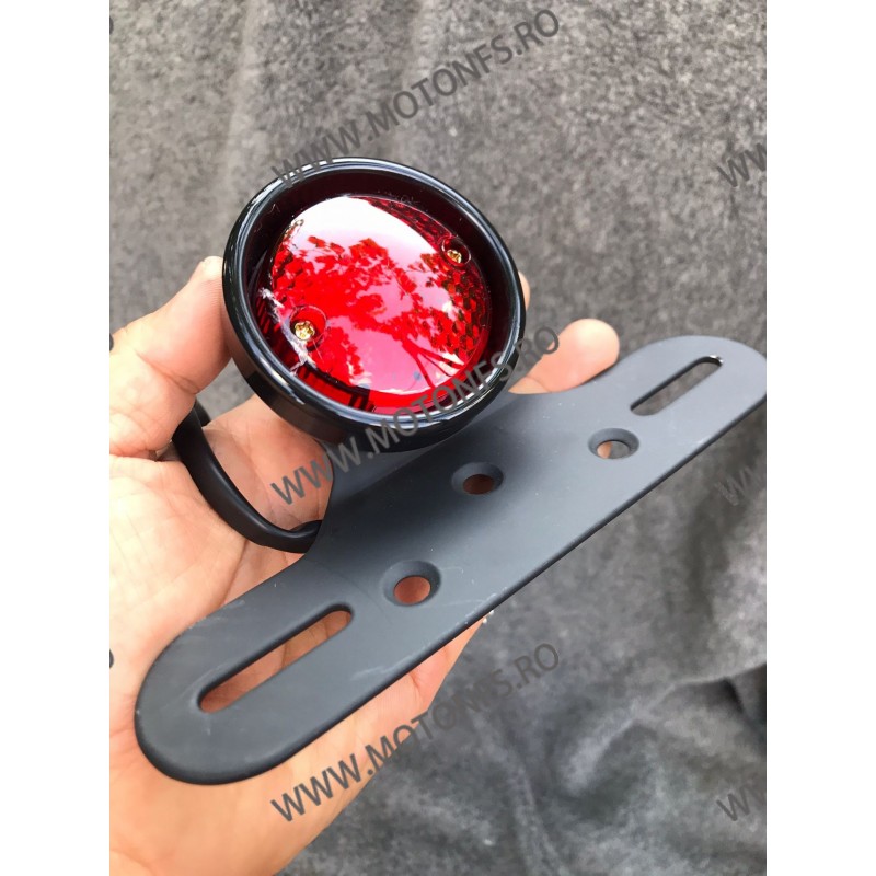 Stop Frana Spate Suport Numar Moto Universal Cafe Racer Negru Chooper Bobber Yamaha Kawasaki Honda Suzuki 2020A  Stopuri Moto...