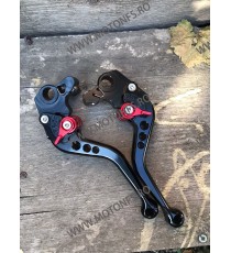 Ducati 696 Monster	2008 - 2014 796 Hypermotard	2009 - 2011 Manete Scurte Ambreiaj Frana Classic Negru MSNERO-DB12 / DC22  Man...