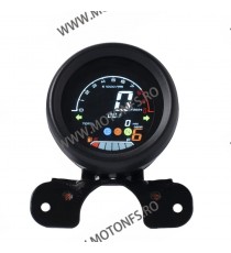 Kilometraj Digital Universal LCD Speedo Meter Digital Odometer 6 Gear Harley Honda Yamaha Suzuki Cafe Racer KDUN09523  Kilome...