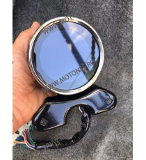 Kilometraj Digital Universal Custom 12V LED LCD Harley Honda Yamaha Suzuki Cafe Racer KDUN00946  Kilometraj Universal 275,00 ...