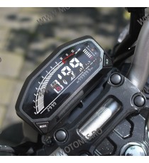 Kilometraj Digital Universal Custom 12V LED LCD Harley Honda Yamaha Suzuki Cafe Racer KDUN5413  Kilometraj Universal 299,00 l...