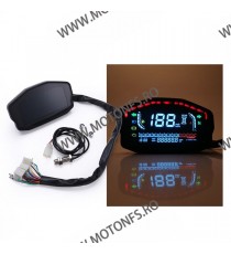 Kilometraj Digital Universal Custom 12V LED LCD Harley Honda Yamaha Suzuki Cafe Racer KDUN6199  Kilometraj Universal 249,00 l...