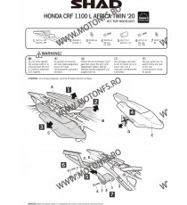 Kit de prindere cutie Top Master SHAD H0CR10ST 130.H0DV10ST SHAD Kit De Prindere Cutie Top Master SHAD 584,00 lei 525,60 lei ...