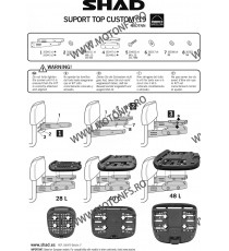 Universal rack fitting SHAD NADTNN Negru 130.NADTNN SHAD Kit De Prindere Cutie Top Master SHAD 299,00 lei 269,10 lei 251,26 l...