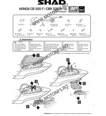 Kit de prindere cutii laterale SH36 3P System SHAD H0CB56IF 130.H0CB56IF SHAD Kit De Prindere Cutii Laterale 3P System SHAD 7...