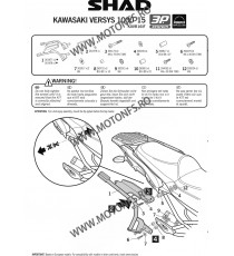 Kit de prindere cutii laterale SH36 3P System SHAD K0VR16IF 130.K0VR16IF SHAD Kit De Prindere Cutii Laterale 3P System SHAD 6...