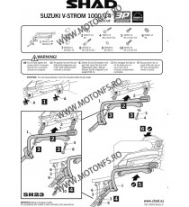 Kit de prindere cutii laterale SH36 3P System SHAD S0VS14IF 130.S0VS14IF SHAD Kit De Prindere Cutii Laterale 3P System SHAD 7...