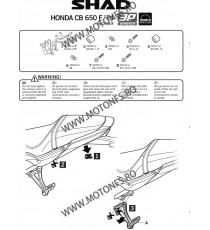 Kit de prindere cutii laterale SH36 3P System SHAD H0CF64IF 130.H0CF64IF SHAD Kit De Prindere Cutii Laterale 3P System SHAD 7...