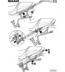 Kit de prindere cutii laterale SH36 3P System SHAD H0CF64IF 130.H0CF64IF SHAD Kit De Prindere Cutii Laterale 3P System SHAD 7...