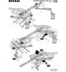 Kit de prindere cutii laterale SH36 3P System SHAD T0TG81IF 130.T0TG81IF SHAD Kit De Prindere Cutii Laterale 3P System SHAD 6...