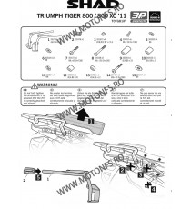 Kit de prindere cutii laterale SH36 3P System SHAD T0TG81IF 130.T0TG81IF SHAD Kit De Prindere Cutii Laterale 3P System SHAD 6...