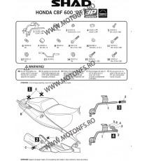 Kit de prindere cutii laterale SH36 3P System SHAD H0CF67IF 130.H0CF67IF SHAD Kit De Prindere Cutii Laterale 3P System SHAD 9...