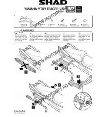 Kit de prindere cutii laterale SH36 3P System SHAD Y0MT95IF 130.Y0MT95IF SHAD Kit De Prindere Cutii Laterale 3P System SHAD 7...