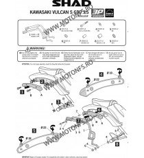 Kit de prindere cutii laterale SH36 3P System SHAD K0VL65IF 130.K0VL65IF SHAD Kit De Prindere Cutii Laterale 3P System SHAD 6...