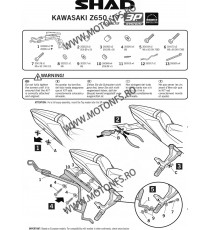 Kit de prindere cutii laterale SH36 3P System SHAD K0Z667IF 130.K0Z667IF SHAD Kit De Prindere Cutii Laterale 3P System SHAD 8...