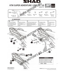 Kit de prindere cutii laterale SH36 3P System SHAD K0DV17IF 130.K0DV17IF SHAD Kit De Prindere Cutii Laterale 3P System SHAD 6...