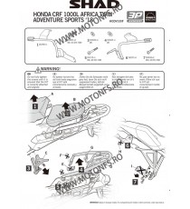 Kit de prindere cutii laterale SH36 3P System SHAD H0DV18IF 130.H0DV18IF SHAD Kit De Prindere Cutii Laterale 3P System SHAD 8...