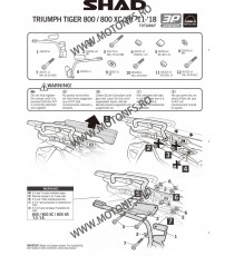 Kit de prindere cutii laterale SH36 3P System SHAD T0TG88IF 130.T0TG88IF SHAD Kit De Prindere Cutii Laterale 3P System SHAD 7...