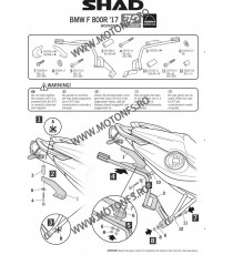 Kit de prindere cutii laterale SH36 3P System SHAD W0FR88IF 130.W0FR88IF SHAD Kit De Prindere Cutii Laterale 3P System SHAD 8...