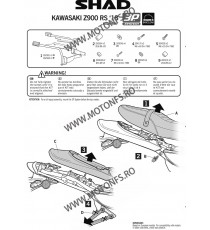 Kit de prindere cutii laterale SH36 3P System SHAD K0ZR98IF 130.K0ZR98IF SHAD Kit De Prindere Cutii Laterale 3P System SHAD 7...