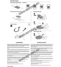 Geanta de rezervor (tank bag) SHAD E10P for pin system (mounting kit is not included) 130.X0SE10P SHAD Geanta Rezervor Cu sis...