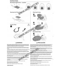 Geanta de rezervor (tank bag) SHAD E16P for pin system expandable (mounting kit is not included) 130.X0SE16P SHAD Geanta Reze...