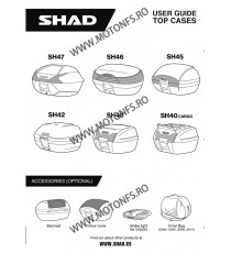 Top case SHAD SH47 D0B47106 black/white 130.D0B48300 SHAD Cutii TOP Cases SHAD 930,00 lei 930,00 lei 781,51 lei 781,51 lei